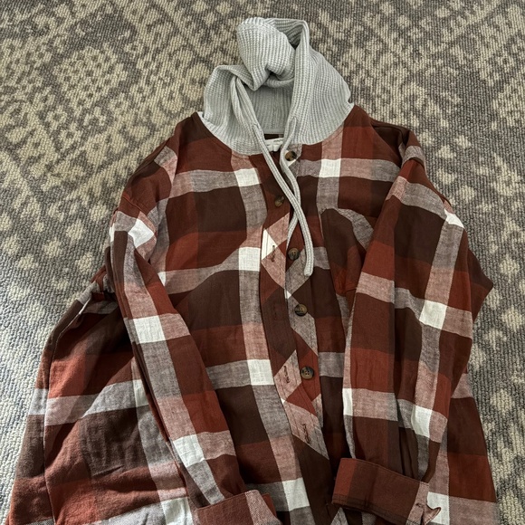 Maurices flannel with hood- XXL - Picture 1 of 1